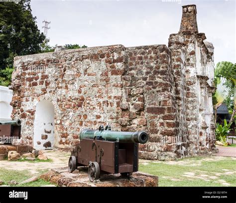 The historic Portuguese fort, A Famosa, in Malacca (Melaka), Malaysia Stock Photo - Alamy