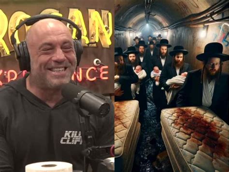 "I hear Jews underneath me…" Joe Rogan bursts into laughter after ...