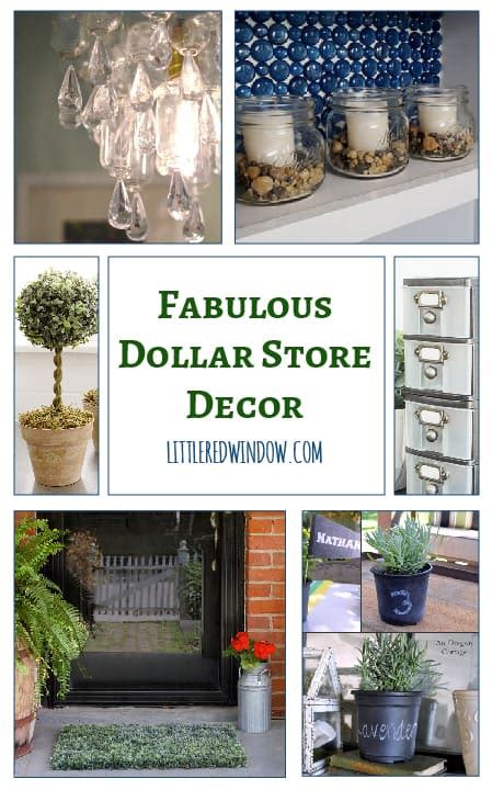 Fabulous Dollar Store Decor Crafts! - Little Red Window