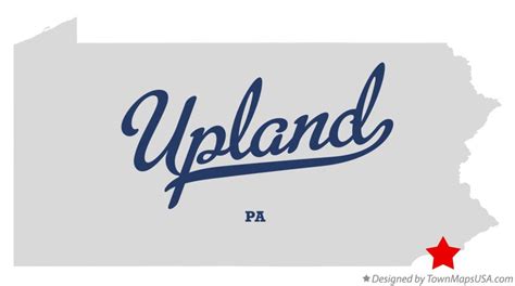 Map of Upland, PA, Pennsylvania