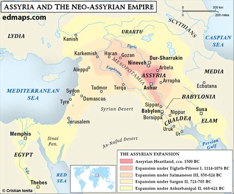 Assyria in Five Maps