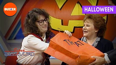 Trick or Treat! These Contestants are in a SPOOKY Mood | Super Password | BUZZR - YouTube