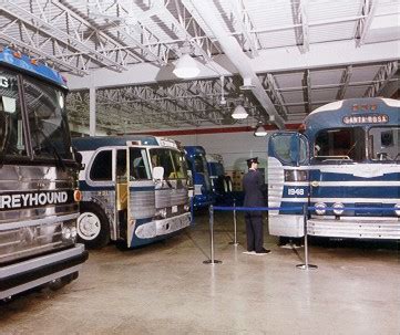 Inside the Greyhound Bus Museum