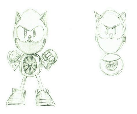 Sonic The Hedgeblog on Twitter: "Concept artwork of Metal Sonic, from ...