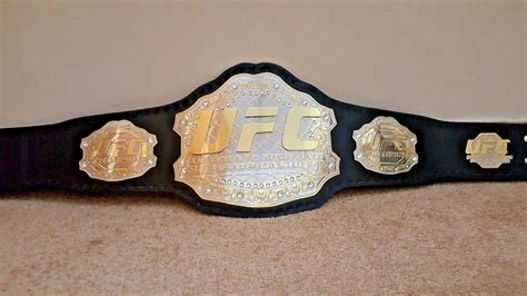 UFC Ultimate Fighting Championship Title Belt Gold Plated - Wrestling