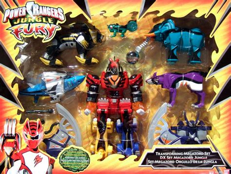 Power Rangers Jungle Fury Transforming Megazord Set New Bandai 94926