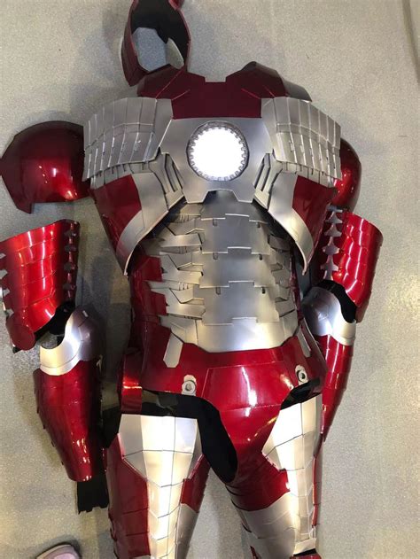 iron man suitcase suit made with foam