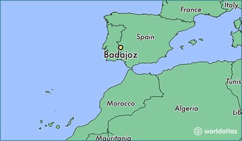 Where is Badajoz, Spain? / Badajoz, Extremadura Map - WorldAtlas.com