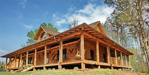 Floor Plan Log Cabin Homes With Wrap Around Porch — Randolph Indoor and ...