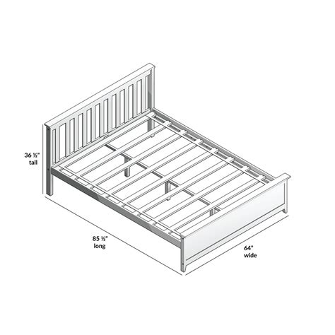 Queen Size Bed Frame Dimensions