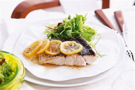 Pan-roasted wild barramundi with caramelised lemon - Recipes - delicious.com.au