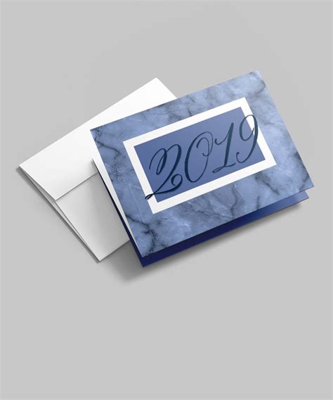 Blue Marble Calendar Card - New Years Calendars by CardsDirect