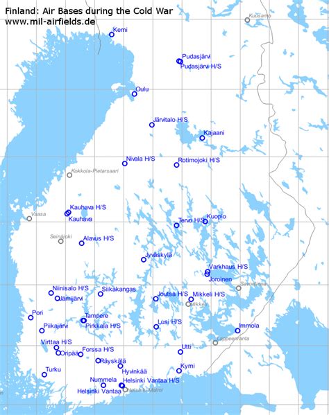 Militärflugplätze in Finnland - Military Airfield Directory