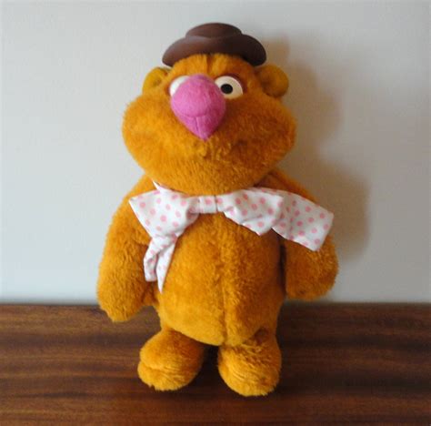 Items similar to 1976 Muppets Fozzie Bear 14" Plush Toy Doll Fisher Price 851 on Etsy