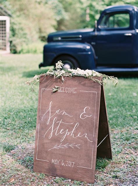 wooden wedding sign | Wedding & Party Ideas | 100 Layer Cake