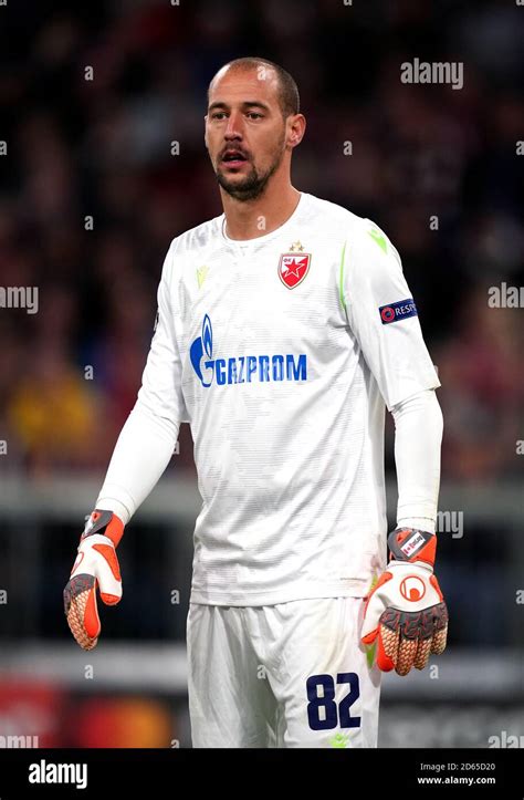 Red Star Belgrade goalkeeper Milan Borjan Stock Photo - Alamy