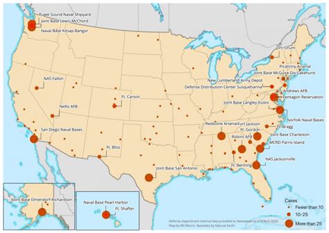 Exclusive: Comprehensive Map Shows the Numbers and Locations of U.S. Military Bases with ...