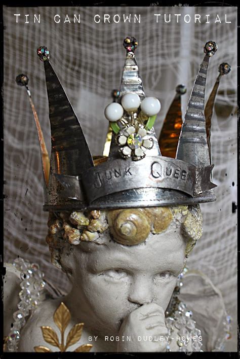 Tin Can Crown Quick Wire Earrings Using wax and vials | Crown decor, Diy crown, Make a crown