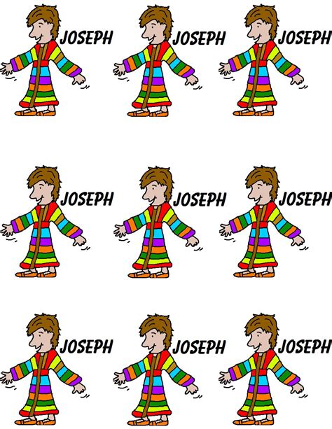 Church House Collection Blog: Joseph's Coat of Many Colors Cupcake Template