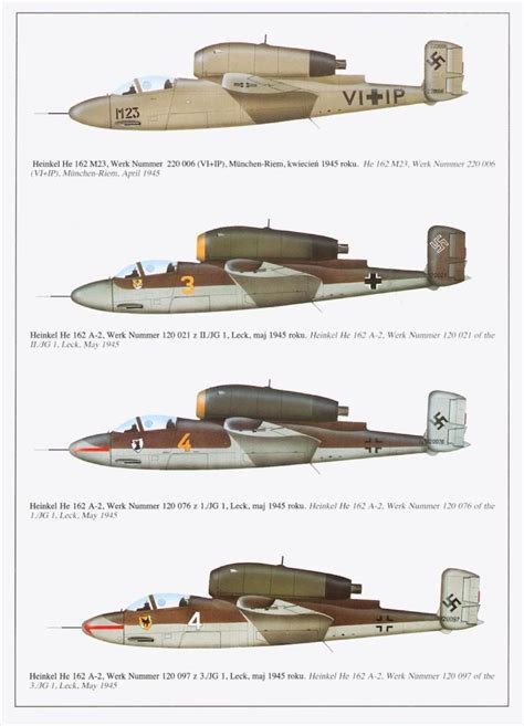 Heinkel He 162 "Salamander" | Heinkel he 162, Wwii fighter planes, Fighter jets