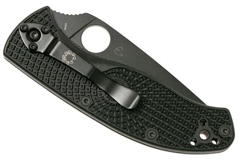 Spyderco Tenacious Light-weight Black C122PBBK FRN pocket knife | Advantageously shopping at ...