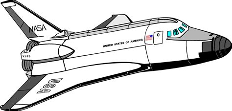 Space Shuttle Clip Art - Nasa Rocket Ship Clip Art - Png Download - Full Size Clipart (#18450 ...