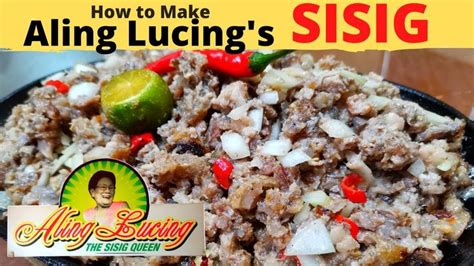 ALING LUCING's Original Pork SISIG Recipe | Pampanga SISIG Queen Aling Lucing Inspired Recipe