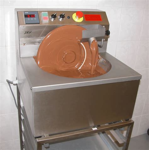 JKV Junior Industrial Chocolate Tempering & Moulding Machine with Wheel