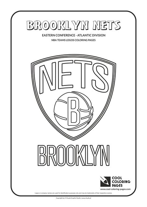 Cool Coloring Pages Brooklyn Nets - NBA basketball teams logos coloring pages - Cool Coloring ...