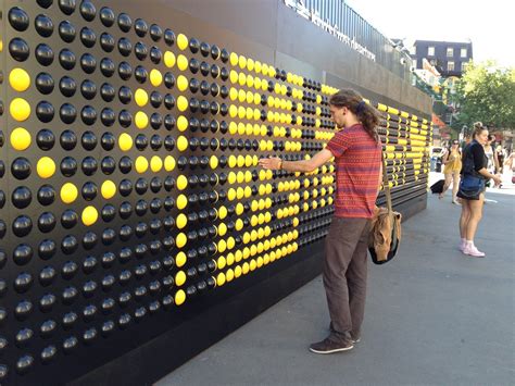 Song Board, 2012, interactive installation, 2 x 35 m, King’s Cross Station, London | Interactive ...