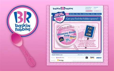 Baskin Robbins - Find the Pink Spoon Game on Behance