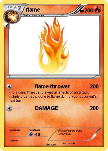 Pokémon flame 1618 1618 - flame thrower - My Pokemon Card