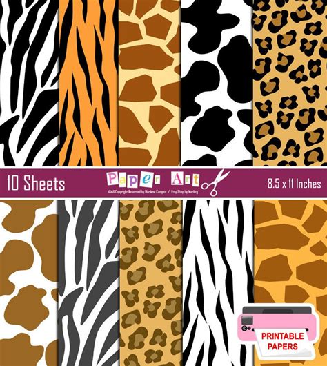 50% OFF SALE Animal Print digital paper Wild animal print Safari Jungle ...