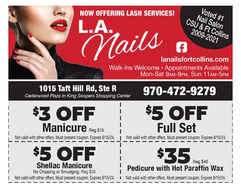 Spring 2024 Nail Salon Coupons - Siana Maegan