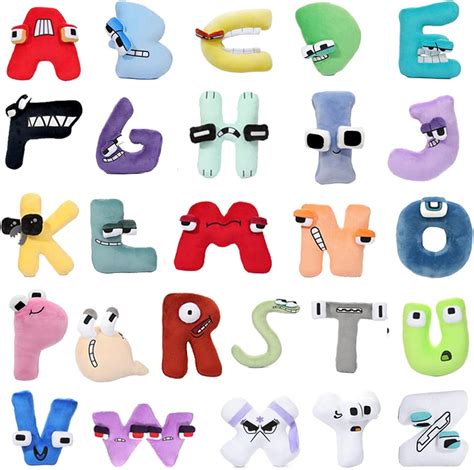 Alphabet Lore Plush Toy, Letters Educational Toys, Soft Alphabet Lore Stuffed Dolls, Cute Letter ...