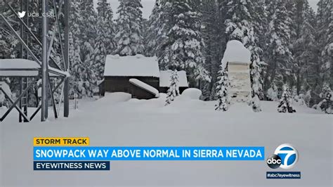 California snowpack now more than 200 percent above normal - ABC7 Los Angeles