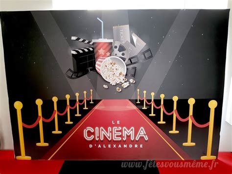 Affiche décor "Cinéma" • Boutique Fêtes vous même | Cinéma, Affiche ...