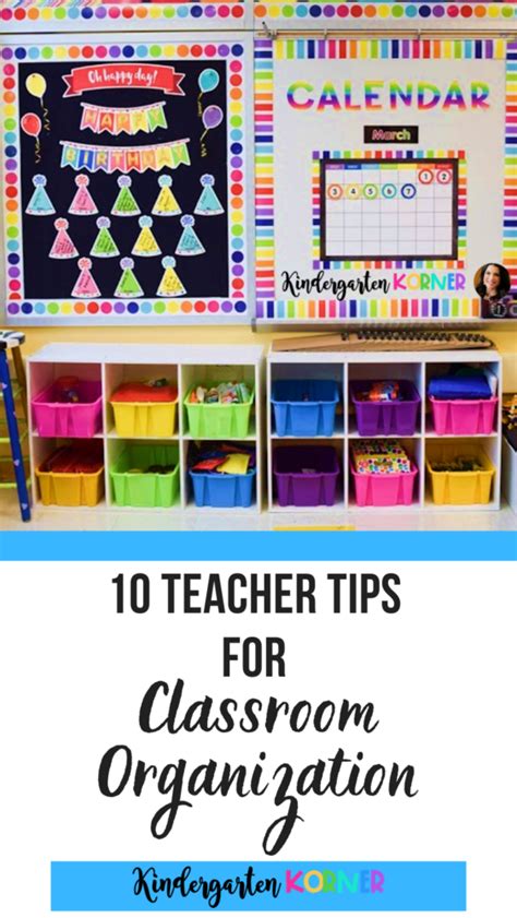 Kindergarten Classroom Storage Ideas