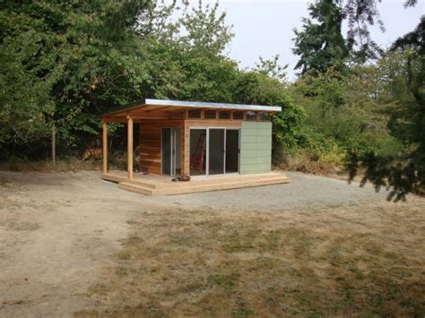 Modern-Shed Pre-Fab Shed Kit: 12' x 16' Coastal - Prefab Shed Kits