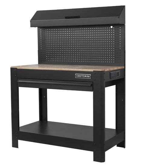 Craftsman 45" WORK BENCH WITH DRAWER, Matte Black | Bench with drawers, Workbench, Tool storage