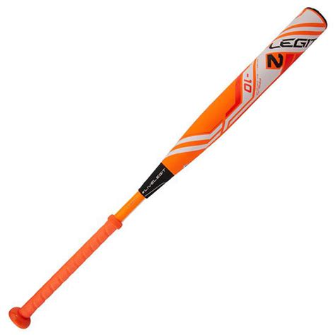 New Worth 2 Legit FP2L10 Fastpitch Softball Bat Orange/White 2 1/4" Ba