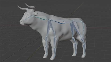 OX 3D Model Rigged and Low Poly Game ready - Team 3d Yard