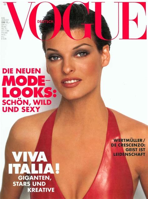 Pin by Thomas Pollock on Fashion Magazine Covers | Linda evangelista, Vogue germany, Supermodels