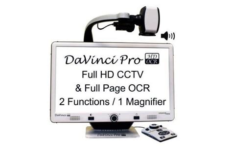 Magnifier Da Vinci 24 "Voice -Enhanced Vision Text-to-Speech (OCR ...