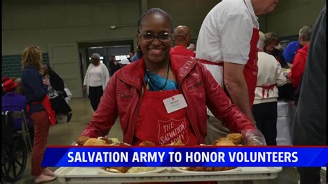 Salvation Army to honor volunteers during ceremony