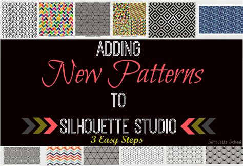 Adding Patterns to Silhouette Studio in 3 Easy Steps - Silhouette School