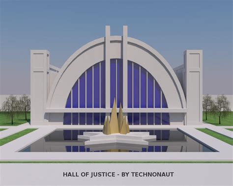 Hall of Justice by technonaut on DeviantArt