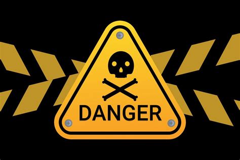 Danger sign vector element 13339790 Vector Art at Vecteezy