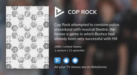 Where to watch Cop Rock TV series streaming online? | BetaSeries.com