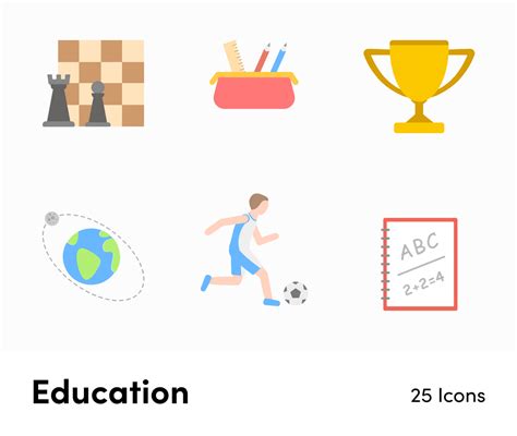 Education Flat Vector Icons S01142213 – Infografolio